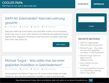 Tablet Screenshot of cooler-papa.de